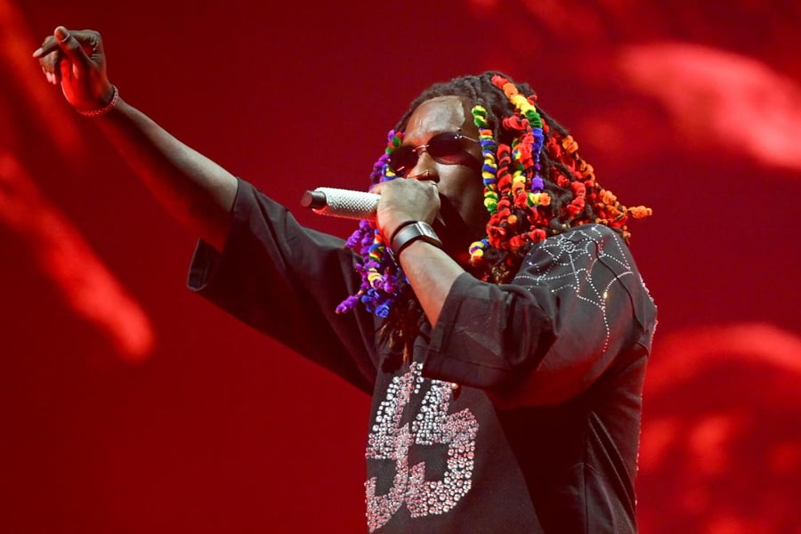 Young Thug performing at Coachella in 2026