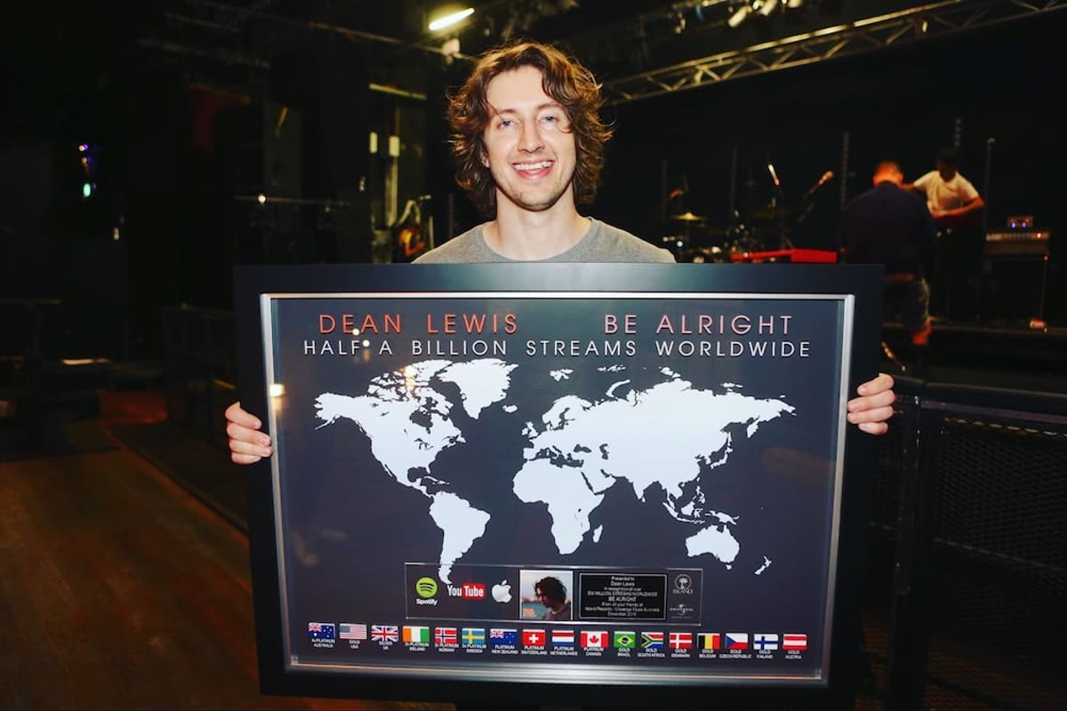 Dean Lewis’ latest single a global smash