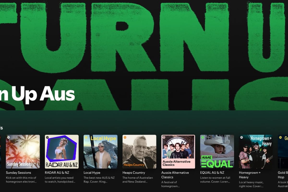 Spotify Launches ‘Turn Up Aus’ to Champion Australian Music