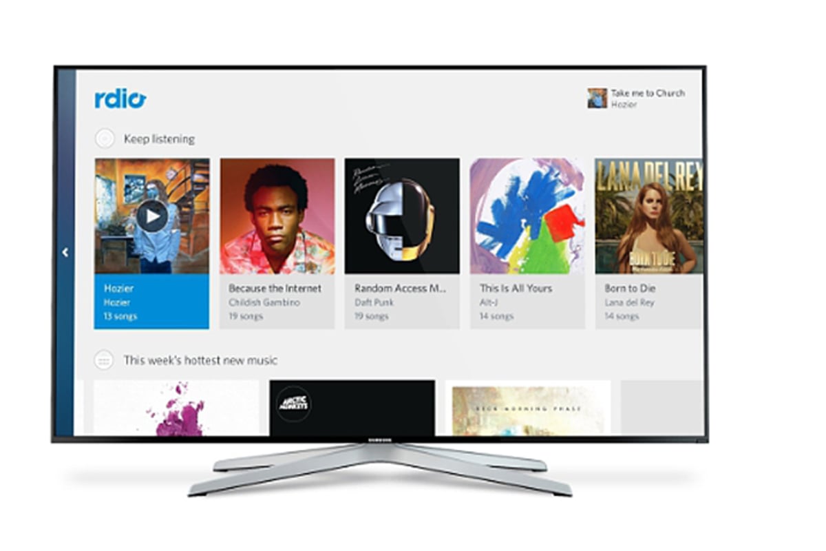 Rdio now available on Amazon Fire TV