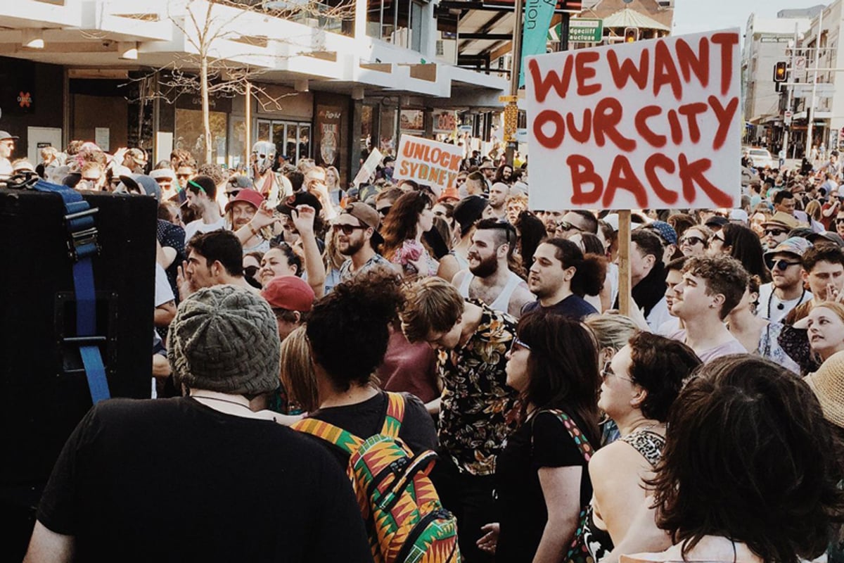 Reclaim the Streets protest challenges NSW lockouts