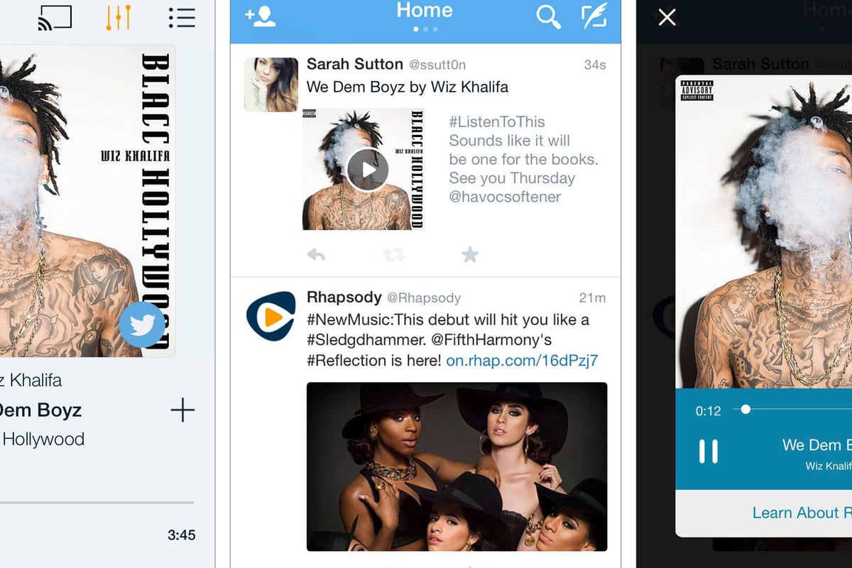 Rhapsody signs major licensing deal with Twitter