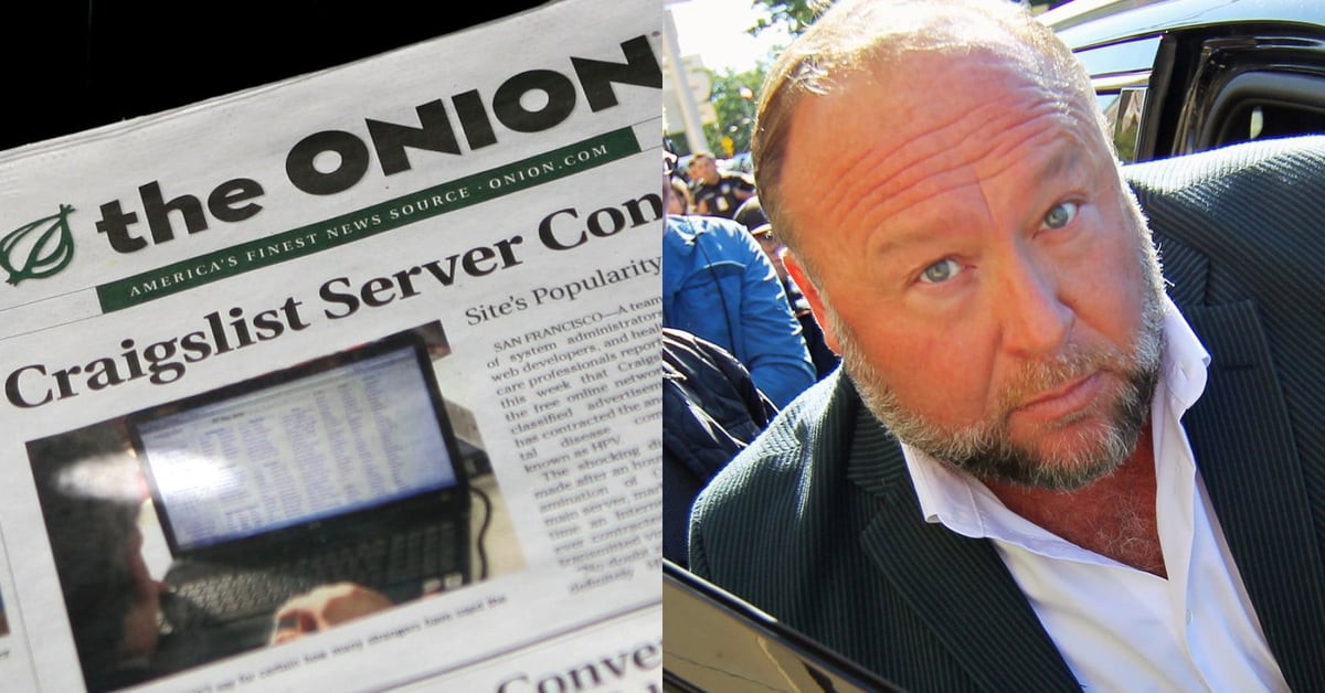 Alex Jones Has Shirtless Meltdown as ‘The Onion' Prepares to Relaunch Infowars