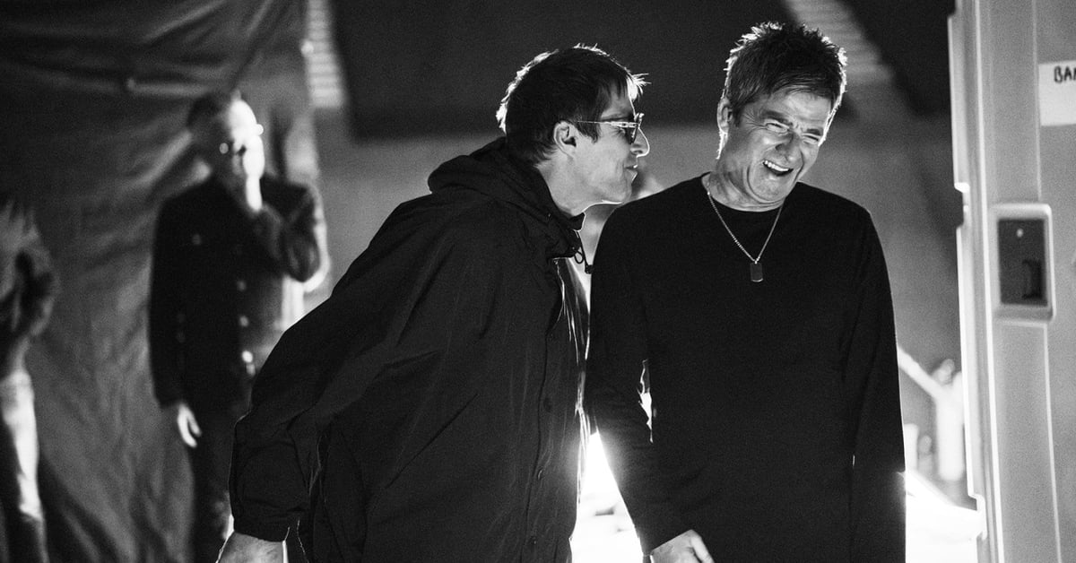 Liam and Noel Gallagher's Oasis Reconciliation Was Captured on Camera