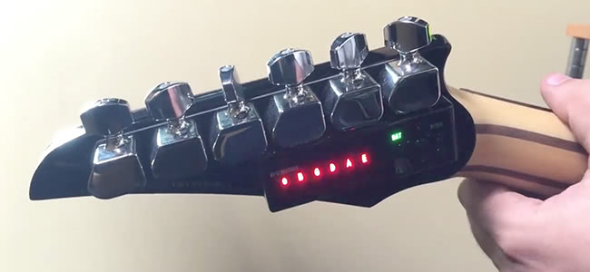 Tuning a guitar to itself store