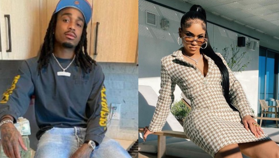 Elevator footage shows Quavo and Saweetie in a physical altercation