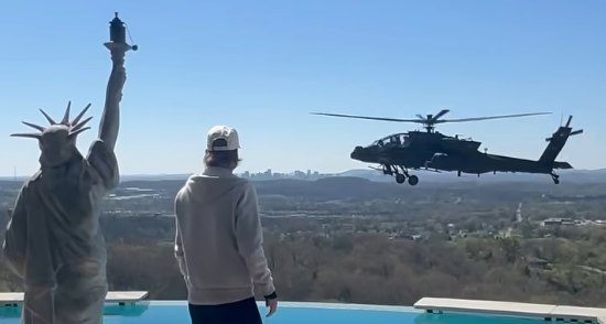 Kid Rock Rides in U.S. Army Helicopter in Tour Promo Video