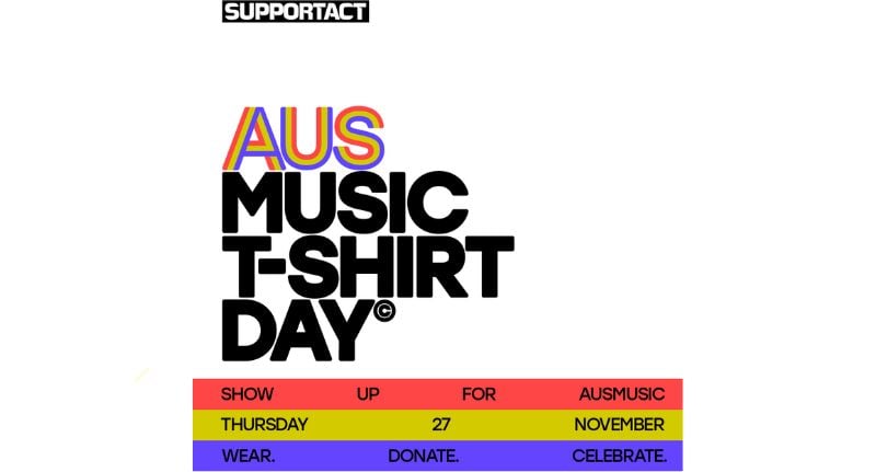Commercial Radio Backs Ausmusic T-Shirt Day for First Time