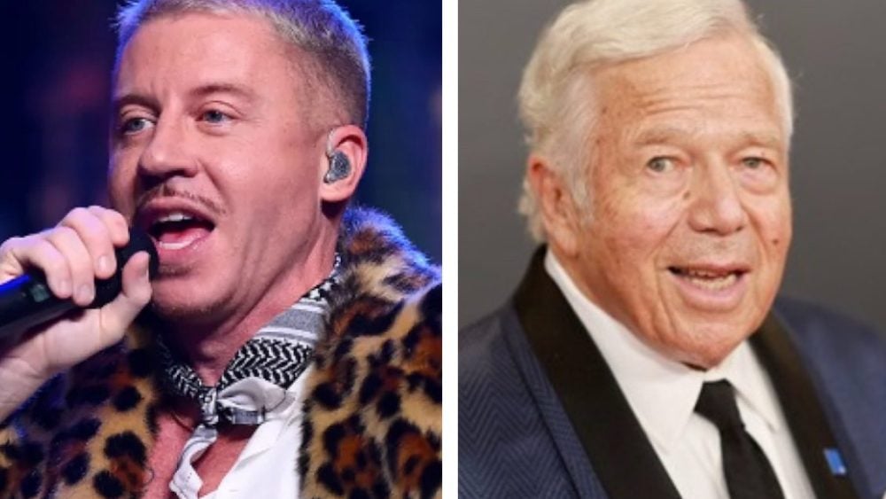 Robert Kraft Defends Banning Macklemore From Ed Sheeran Tour