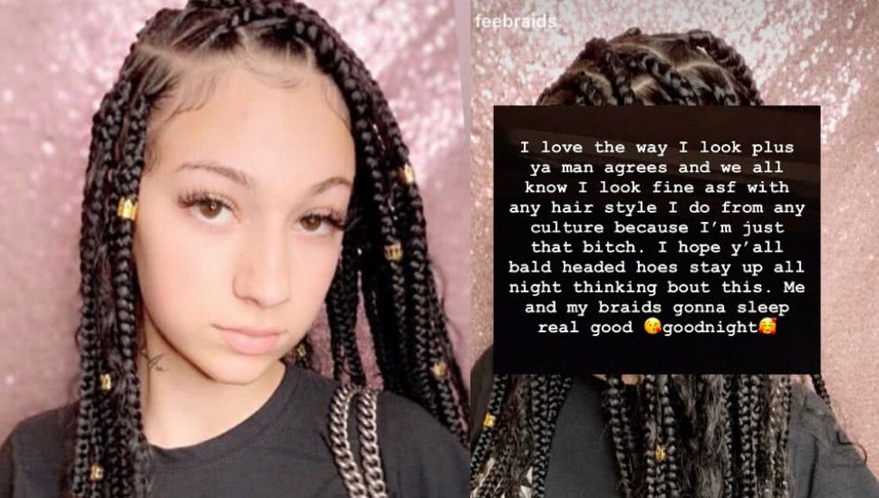 Bhad Babie attacks black women for cultural appropriation claims on braids