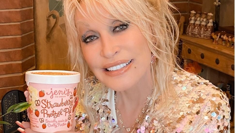 Dolly Parton has broken the with her own ice cream flavor