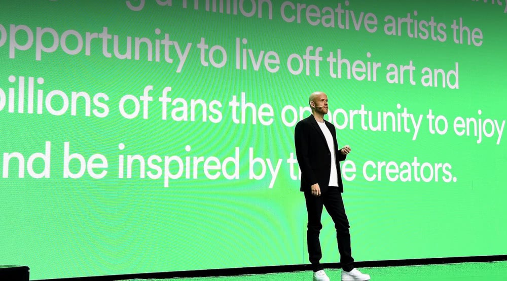 Spotify founder and CEO Daniel Ek is really a hands-off manager
