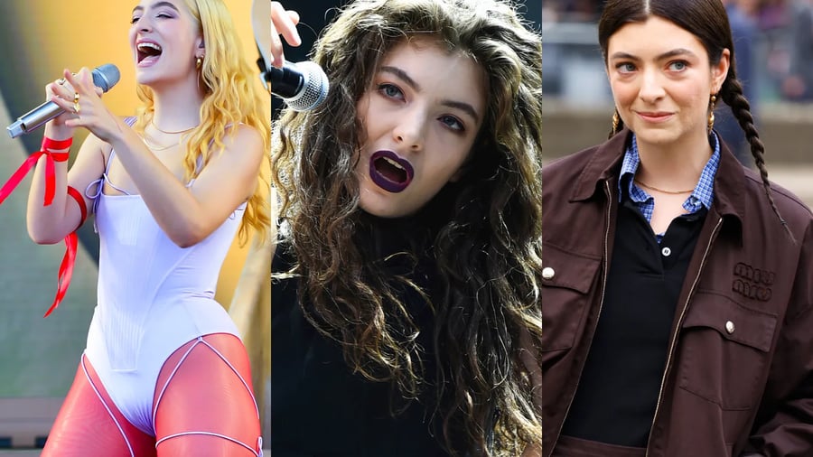 Collage of Lorde images