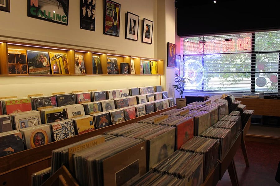 Image of Melbourne record store Rocksteady Records