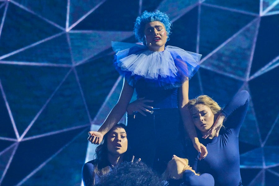 Image of Montaigne's performance on 'Eurovision - Australia Decides'