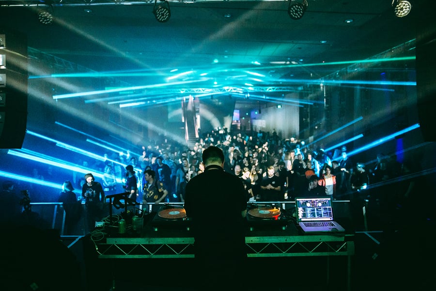 Image of the 2018 Melbourne Music Week in full swing