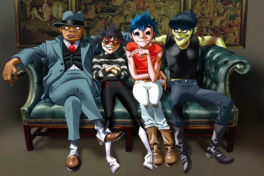 Image of 2021 Splendour in The Grass performers Gorillaz