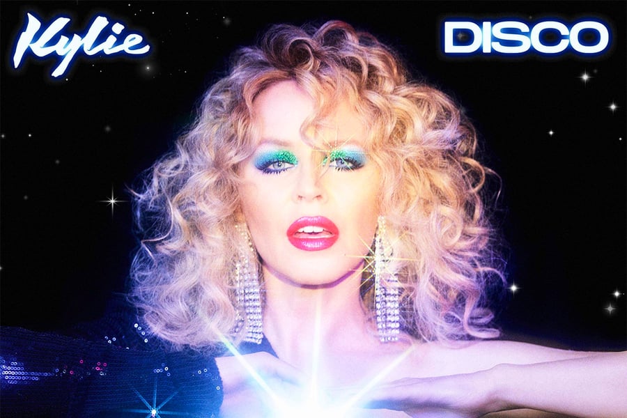 Image of Kylie Minogue from the cover of her 'Disco' album