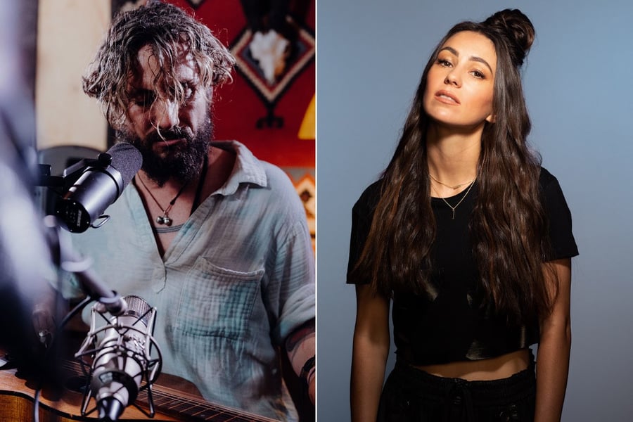 Images of John Butler and Amy Shark for 'The Sound'