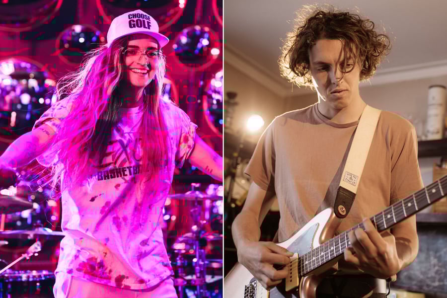 Image of G Flip and Hockey Dad, who will perform on episode four of 'The Sound'