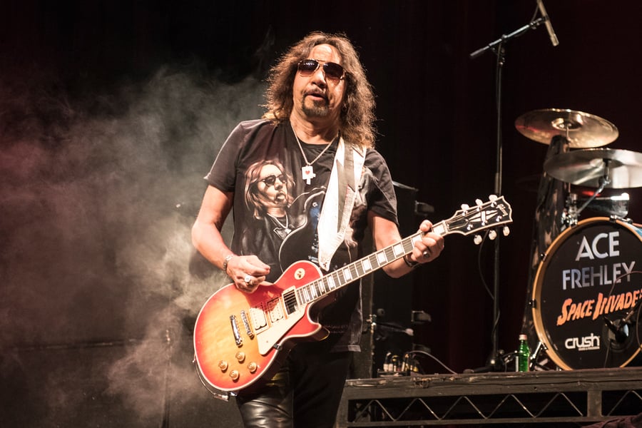 Former Kiss guitarist Ace Frehley has come out as a Trump supporter. "Trump is the strongest leader that we've got on the table," he said.