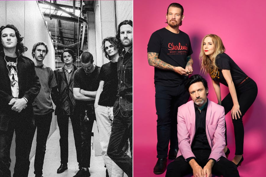 Image of Summer Sounds performers King Gizzard & The Lizard Wizard and Something For Kate