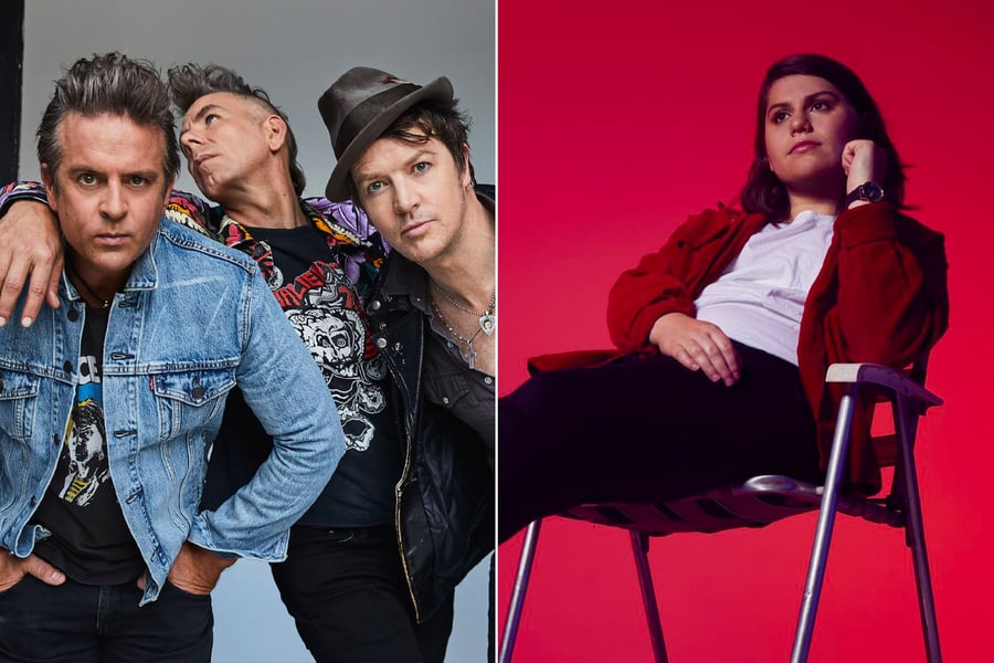 Image of The Living End and Alex Lahey, who perform at the Sounds Better Together series