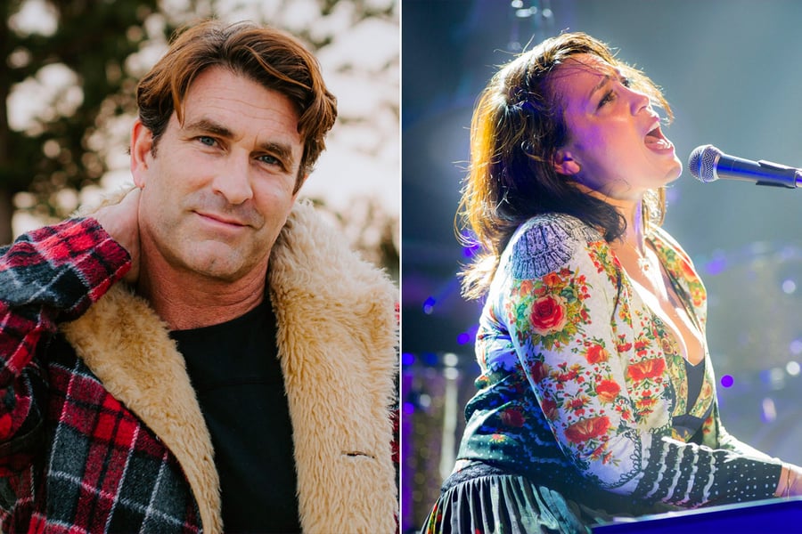 Image of Bluesfest 2021 performers Pete Murray and Kate Ceberano