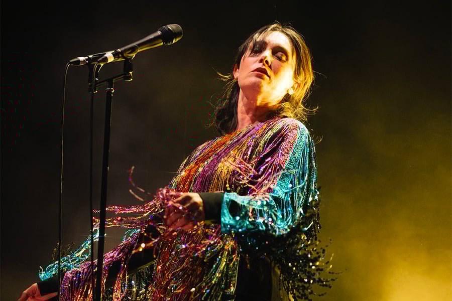 Image of Sarah Blasko performing at the 2021 edition of WOMADelaide