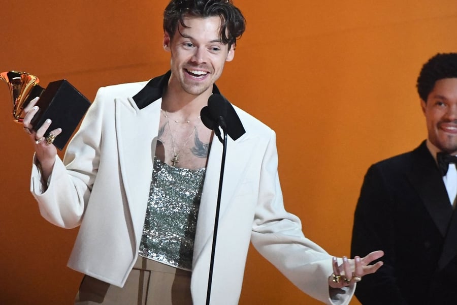 Harry Styles at the Grammys