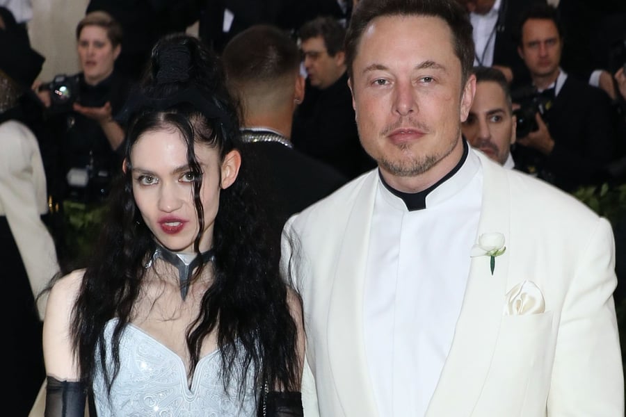 Grimes and Elon Musk