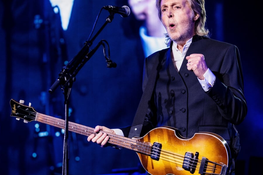 Paul McCartney performs in Adelaide