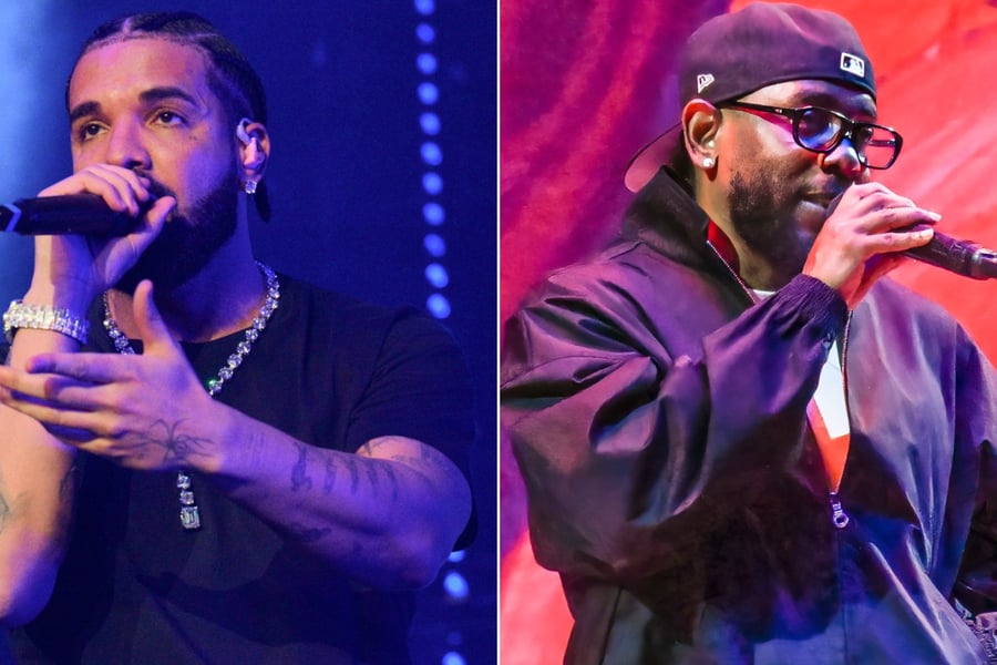 Drake and Kendrick Lamar