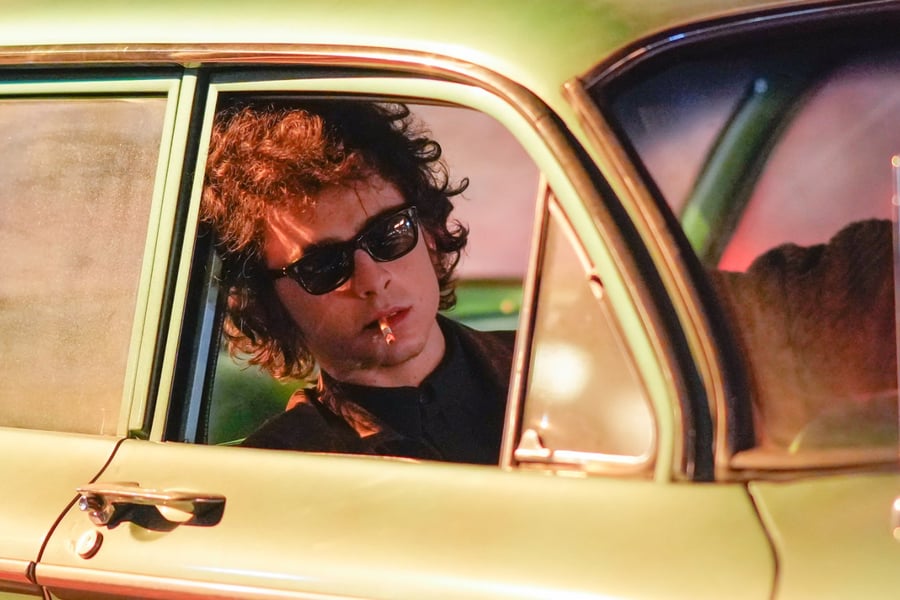 Timothée Chalamet as Bob Dylan