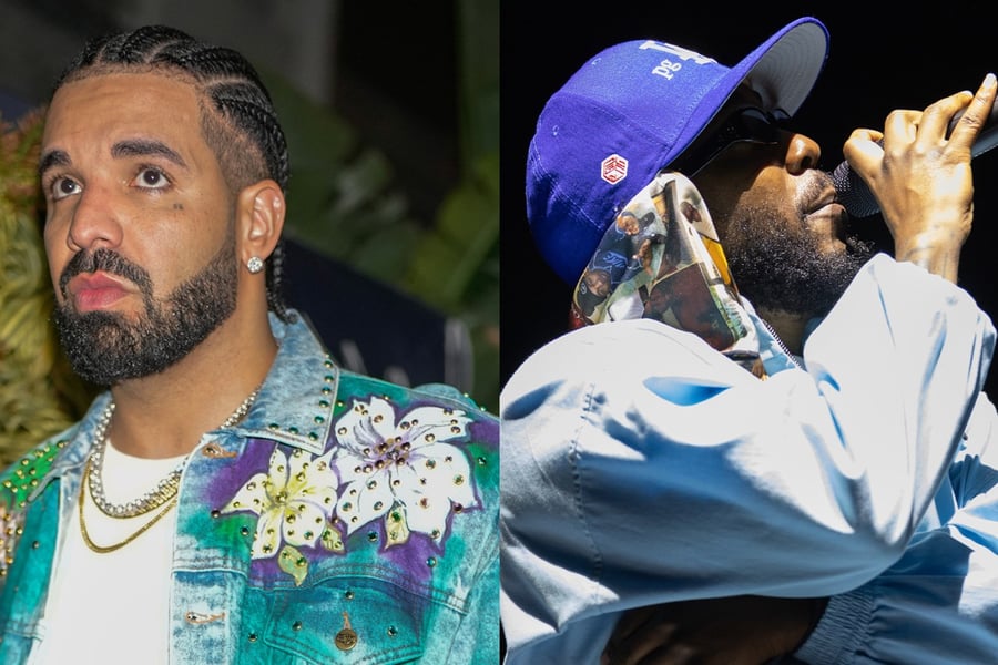 Drake and Kendrick Lamar
