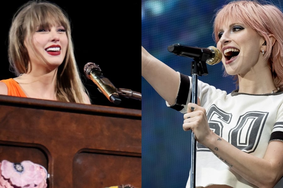 Taylor Swift and Paramore's Hayley Williams