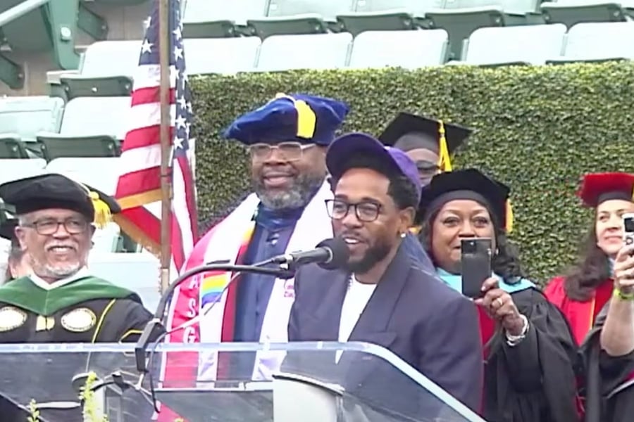 Kendrick Lamar's commencement speech Compton College