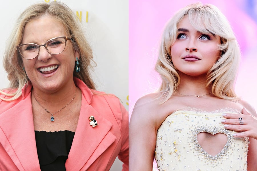 Nancy Cartwright and Sabrina Carpenter
