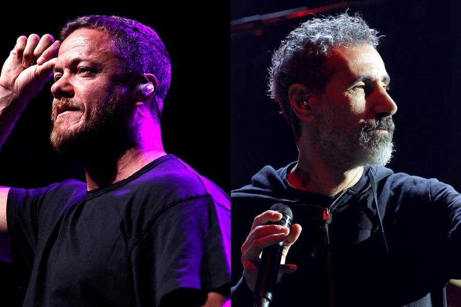 Dan Reynolds of Imagine Dragons and Serj Tankian of System of a Down