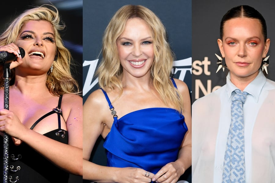 Bebe Rexha, Kylie Minogue and Tove Lo