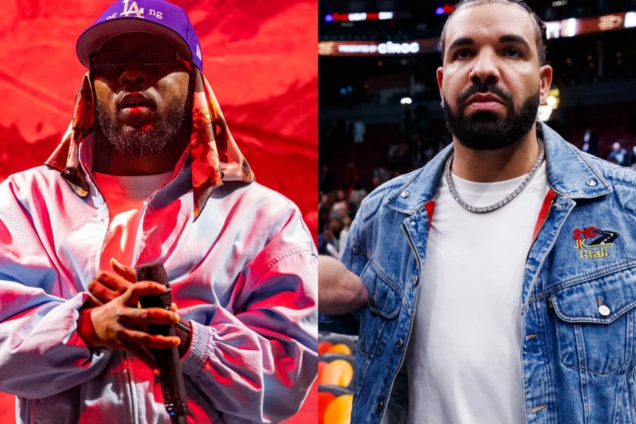Kendrick Lamar and Drake