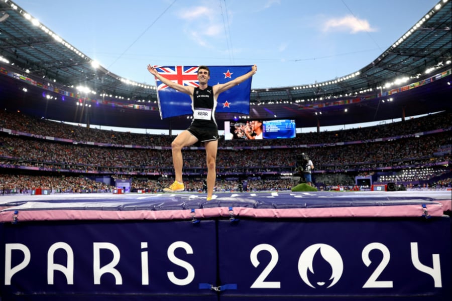 New Zealand competitor Hamish Kerr at the 2024 Paris Olympics