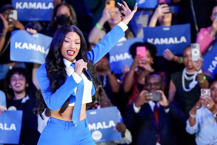 Megan Thee Stallion at Kamala Harris rally