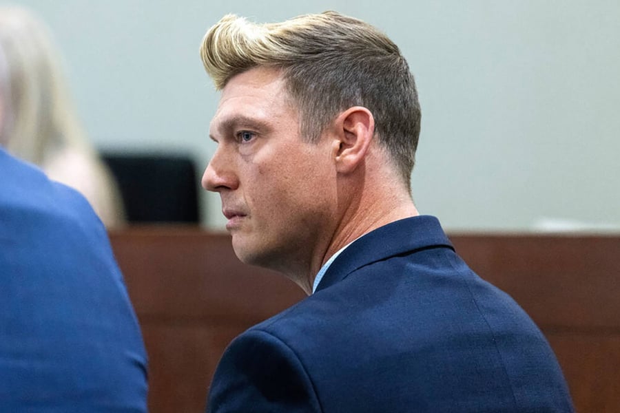Nick Carter in court