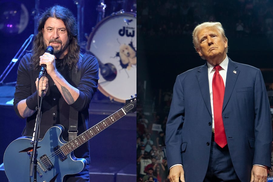 Foo Fighters and Donald Trump