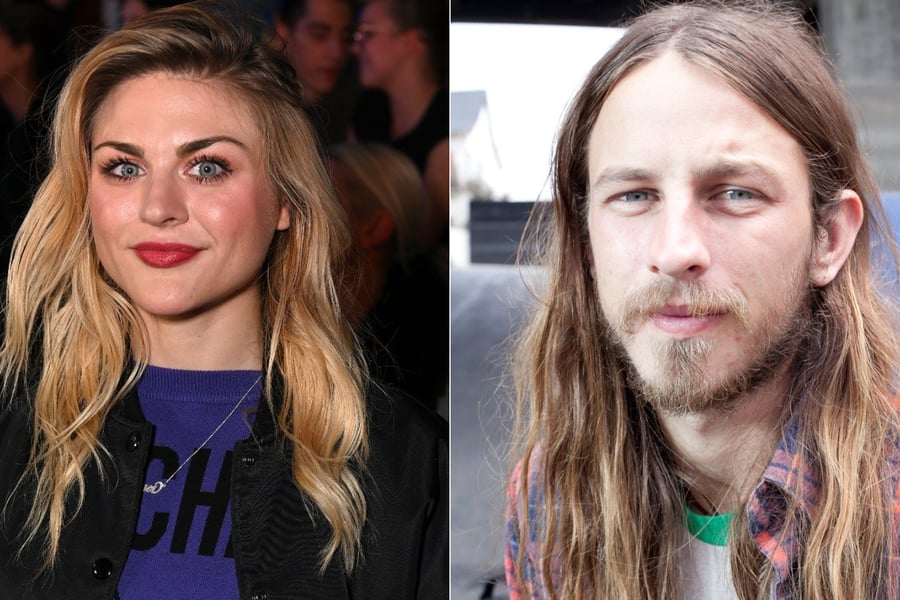 Frances Bean Cobain and Riley Hawk