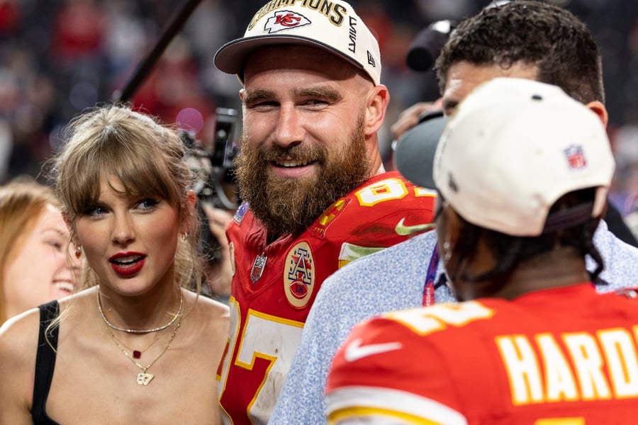 Taylor Swift and Travis Kelce