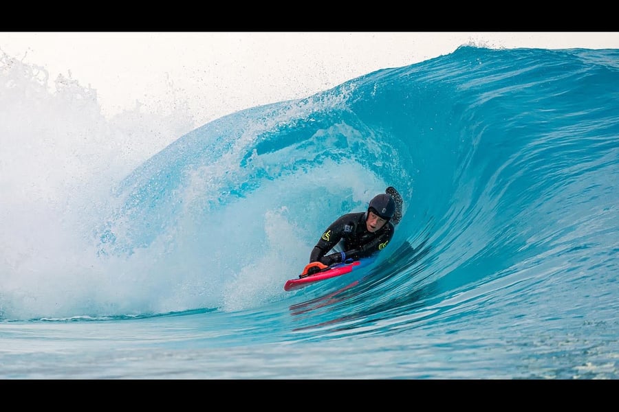 Adaptive surfer Jocelyn Neumueller