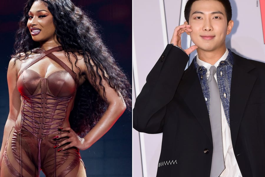 Megan Thee Stallion and BTS' RM