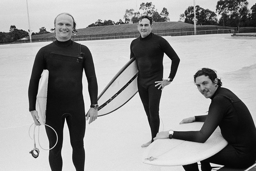 Hockey Dad Surfing